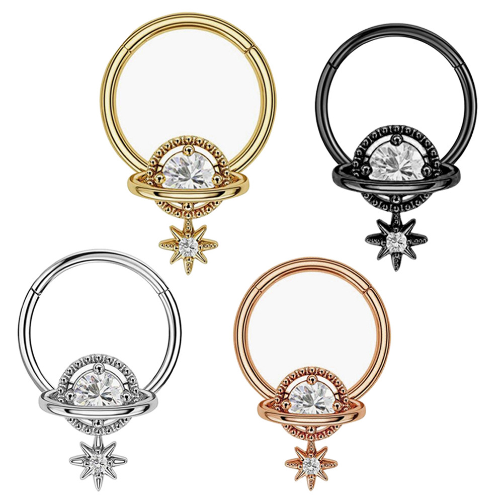 Body Jewelry Surgical Steel - 셉텀 링 플래닛 주얼리 수술용 스틸