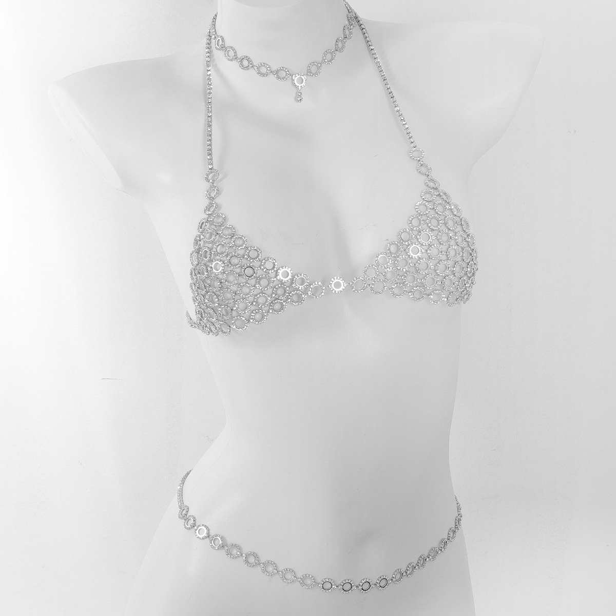 세련된 원형 스플라이싱 라이트 럭셔리 스타일 라인스톤  - Body Jewelry Retainers 리뷰 및 가격