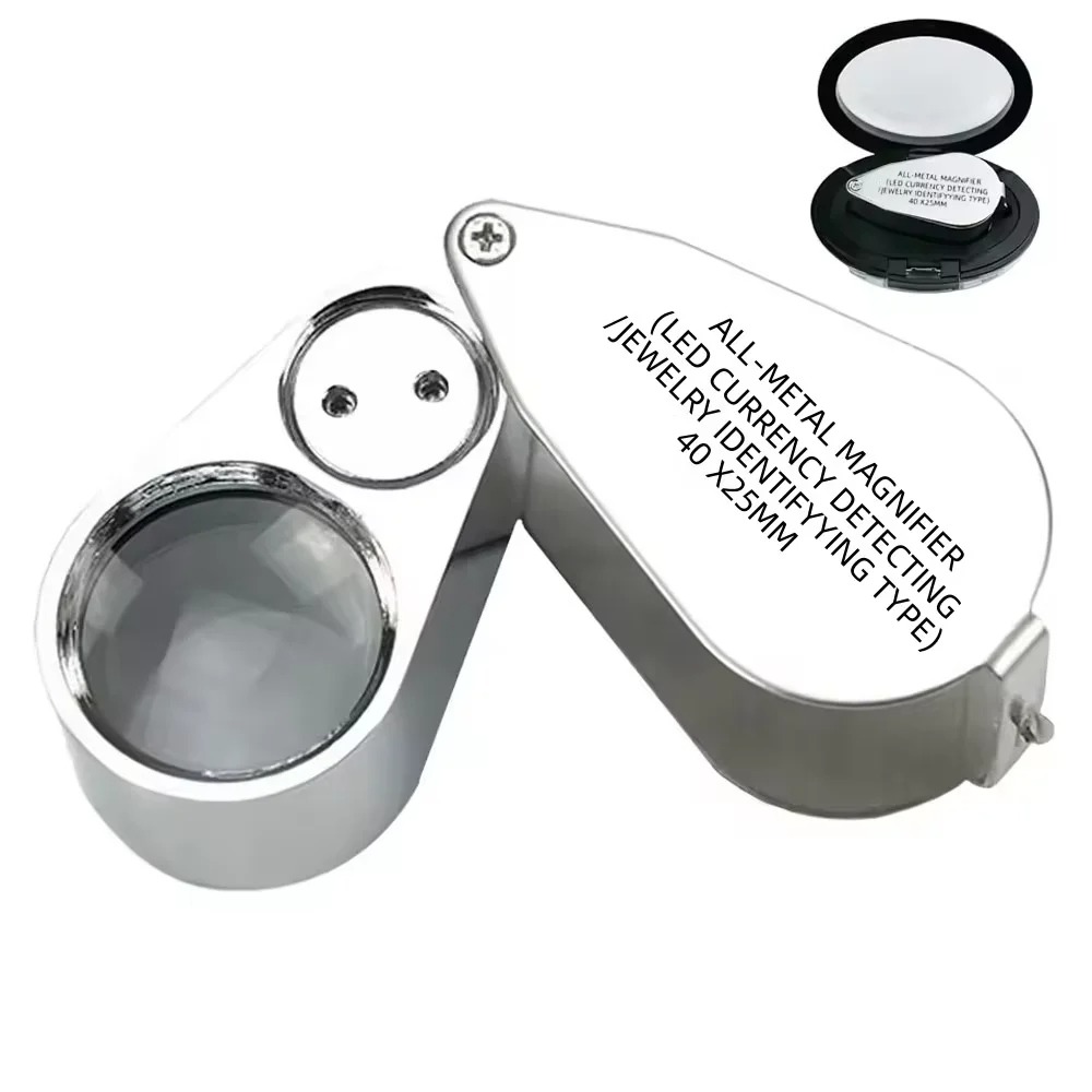40배율 LED UV 조명 돋보기, 광학 유리 금속 바 - Body Jewelry Repair 리뷰 및 가격