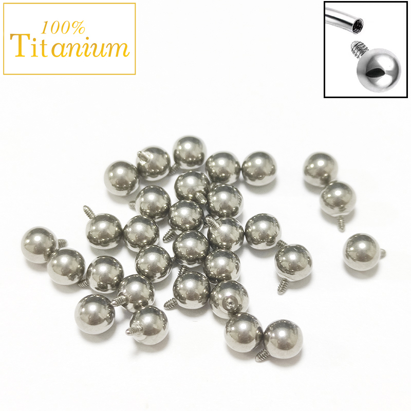 10Pc 임플란트 등급 ASTM G23 티타늄 미러 폴 - Body Jewelry Replacement Ball 리뷰 및 가격