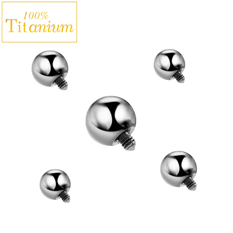 10Pc 임플란트 등급 ASTM G23 티타늄 미러 폴 - Body Jewelry Replacement Ball 리뷰 및 가격