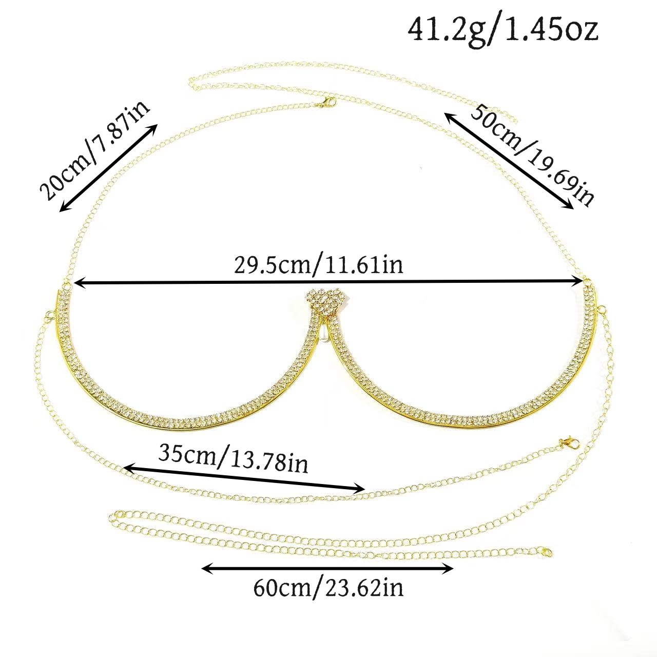 여성용 가슴 지지형 진주 펜던트, 하트 모양 브라 목걸 - Body Jewelry Necklace 리뷰 및 가격