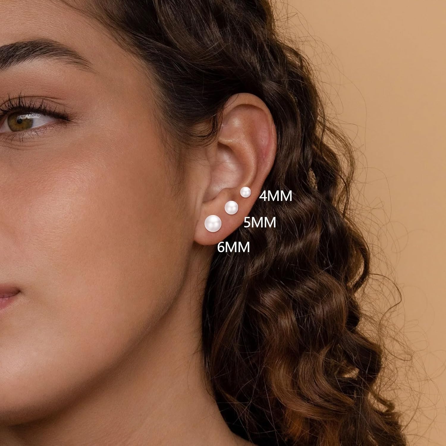 3 쌍 작은 진주 스터드 귀걸이 여성용 플랫 스크류 백 - Body Jewelry Surgical Steel 리뷰 및 가격