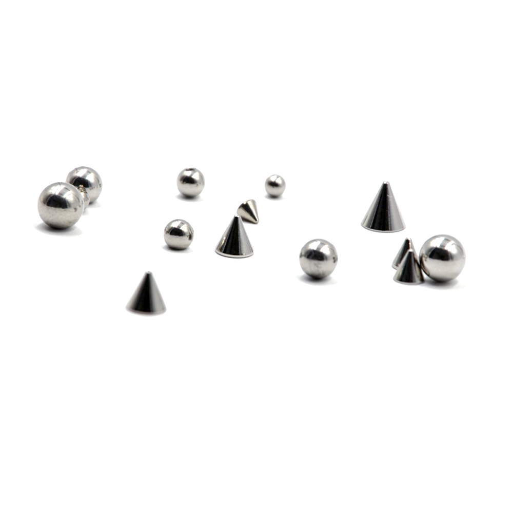 100 개/몫 스틸 14G 16G 코 피어싱 귀 스터드 - Body Jewelry Replacement Ball 리뷰 및 가격