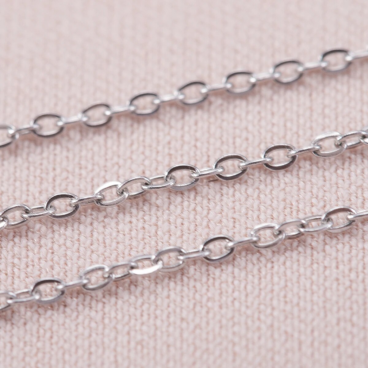 10 미터 스테인레스 스틸 O 모양 얇은 체인 DIY  - Body Jewelry For You 리뷰 및 가격
