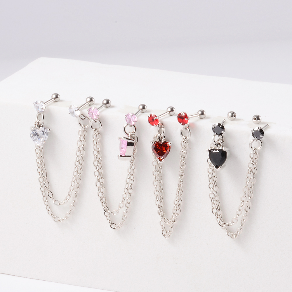 1PC 외과 강철 CZ 보석 귀 Tragus 연골 피어 - Body Jewelry Surgical Steel 리뷰 및 가격
