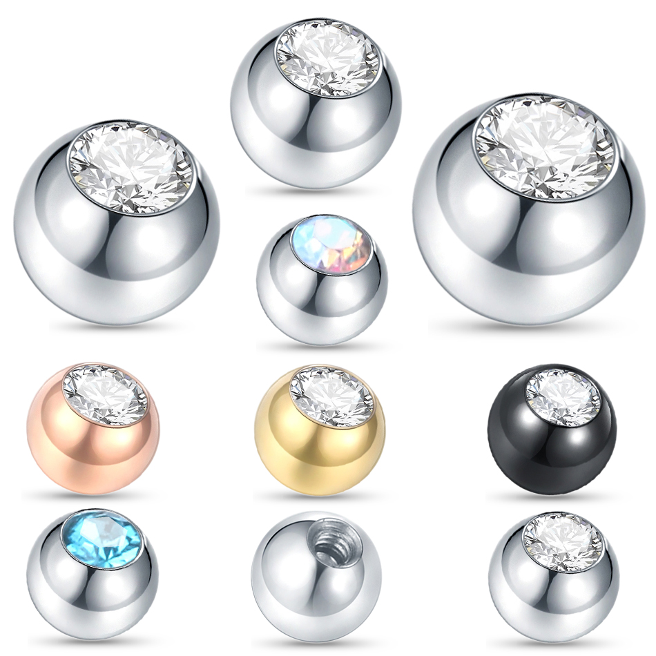 코 바벨 귀걸이에 대 한 10PC 스테인레스 스틸 스크 - Body Jewelry Replacement Ball 리뷰 및 가격