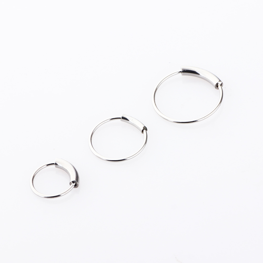 3개/세트 316L 외과용 강철 심리스 연속형 후프 링 - Body Jewelry Surgical Steel 리뷰 및 가격